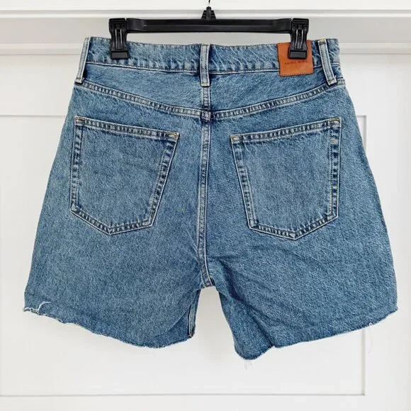 Anine Bing Blue Jean Shorts - Picture 5 of 9